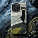 Frau an der Uferlinie - Leon Spilliaert Iphone Case, Handyhüllen, Toby