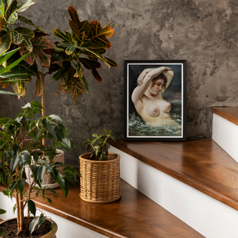 The Woman in the Waves - Gustave Courbet Art Print / Canvas, Posters Prints & Visual Artwork, Toby Leon