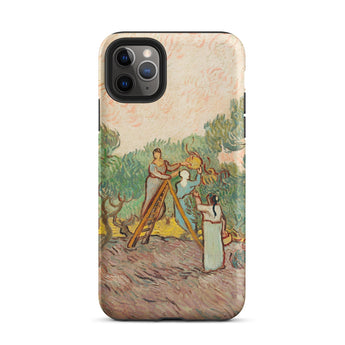 Women Picking Olives - Vincent Van Gogh Iphone Case, 11 Pro Max / Matte, Phone Case Gogh’s Olive Pickers’