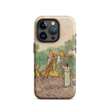 Women Picking Olives - Vincent Van Gogh Phone Case, Iphone 15 Pro / Matte, Mobile Cases, Toby Leon