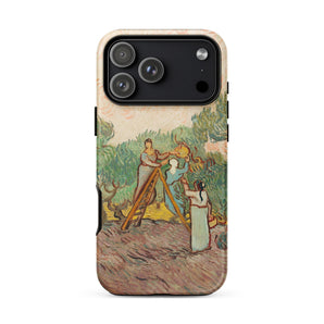 Women Picking Olives - Vincent Van Gogh Phone Case, Iphone 17 Pro Max / Matte, Mobile Cases, Toby Leon