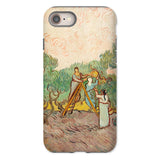 Women Picking Olives - Vincent Van Gogh Phone Case, Iphone 8 / Matte, Mobile Cases, Toby Leon