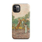 Women Picking Olives - Vincent Van Gogh Phone Case Iphone 11 Pro Max / Matte Phone Case Gogh’s Olive Pickers’ Vincent Gogh, Women Picking