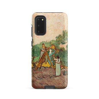 Women Picking Olives - Vincent Van Gogh Phone Case Samsung Galaxy S20 / Matte Phone Case Reproduction Vincent Gogh’s Painting Olive Gogh,
