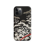 Women’s Kimono with Autumn Plants Phone Case, Iphone 12 Pro / Matte, Mobile Cases, Toby Leon