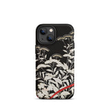 Women’s Kimono with Autumn Plants Phone Case, Iphone 13 Mini / Matte, Mobile Cases, Toby Leon