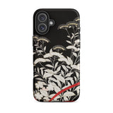 Women’s Kimono with Autumn Plants Phone Case, Iphone 16 Plus / Matte, Mobile Cases, Toby Leon