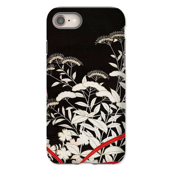 Women’s Kimono with Autumn Plants Phone Case, Iphone 8 / Matte, Mobile Cases, Toby Leon