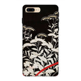 Women’s Kimono with Autumn Plants Phone Case, Iphone 8 Plus / Matte, Mobile Cases, Toby Leon