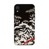 Women’s Kimono with Autumn Plants Phone Case, Iphone Xr / Matte, Mobile Cases, Toby Leon