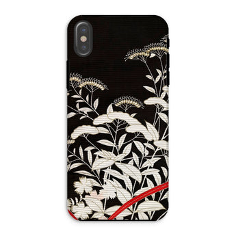 Women’s Kimono with Autumn Plants Phone Case, Iphone Xs / Matte, Mobile Cases, Toby Leon