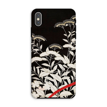 Women’s Kimono with Autumn Plants Phone Case, Iphone Xs Max / Matte, Mobile Cases, Toby Leon