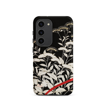 Women’s Kimono with Autumn Plants Phone Case, Samsung Galaxy S23 / Matte, Mobile Cases, Toby Leon