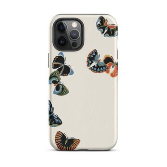 Woodblock Butterflies - Kamisaka Sekka Phone Case, Iphone 12 Pro Max / Matte, Mobile Cases, Toby Leon