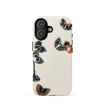 Woodblock Butterflies - Kamisaka Sekka Phone Case, Iphone 17 / Matte, Mobile Cases, Toby Leon