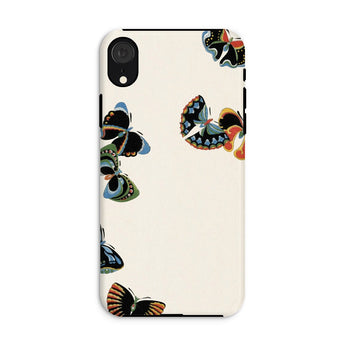 Woodblock Butterflies - Kamisaka Sekka Phone Case, Iphone Xr / Matte, Mobile Cases, Toby Leon