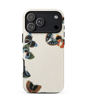 Iphone 17 Pro Max / Matte Woodblock Butterflies - Kamisaka Sekka Phone Case Sekka’s, Meiji
