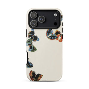 Woodblock Butterflies - Kamisaka Sekka Phone Case, Kamisaka Sekka’s Woodblock, Sekka’s Woodblock Butterflies, Kamisaka Sekka Meiji