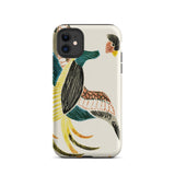 Woodblock Crane - Taguchi Tomoki Bird Phone Case, Iphone 11 / Matte, Mobile Cases, Toby Leon
