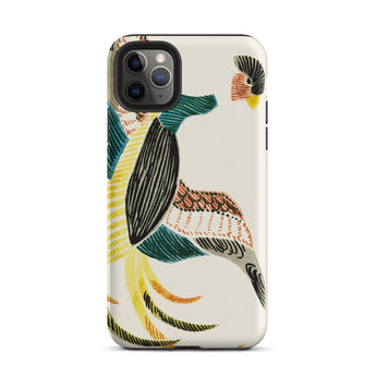 Woodblock Crane - Taguchi Tomoki Bird Phone Case, Iphone 11 Pro Max / Matte, Mobile Cases, Toby Leon