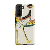Woodblock Crane - Taguchi Tomoki Bird Phone Case, Samsung Galaxy S21 Plus / Matte, Mobile Cases, Toby Leon