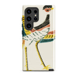 Woodblock Crane - Taguchi Tomoki Bird Phone Case, Samsung Galaxy S24 Ultra / Gloss, Mobile Cases, Toby Leon