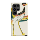 Woodblock Crane - Taguchi Tomoki Bird Phone Case, Samsung Galaxy S24 Ultra / Matte, Mobile Cases, Toby Leon