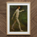 A Woodland Bather - Henry Scott Tuke Art Print / Canvas, 20x30’’ / 51x76cm / Natural Frame / Matboard, Posters Prints & Visual Artwork,