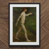 A Woodland Bather - Henry Scott Tuke Art Print / Canvas Black Framed Nude Figure Painting, Moves, Prints