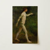 A Woodland Bather - Henry Scott Tuke Art Print / Canvas Rectangular Classical Painting Nude Male Figure, Moves, Prints