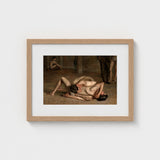 Wrestlers - Thomas Eakins Art Print / Canvas Eakins’s Holds, Oil Catches Two, Nude, Male, Athletes, Exact Moment Mastery, Collapse Trade