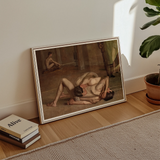 Wrestlers - Thomas Eakins Art Print / Canvas, Eakins’s Wrestlers Holds, Oil Catches Two, Catches Two Nude, Two Nude Male, Nude Male