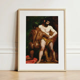 The Wrestlers - William Etty Homoerotic Art Print / Canvas Framed Reproduction El Greco’s ?The Fall Rebel Angels”, Testosterone-fueled Time C