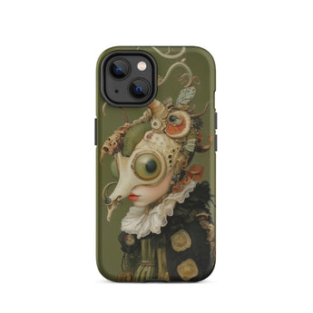 Xennie - Cute Baroque Alien Art Iphone Case 14 / Matte Iphone Case Surreal Art Baroque Excess, Xennie Stands, Cute Alien, Whispered Myths