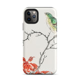 Yellow Bunting Bird - Numata Kashu Phone Case Iphone 11 Pro Max / Matte Bird-themed Phone Case Numata Kashu, Yellow Bunting Bird, Meiji-era