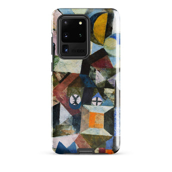 Yellow Half Moon - Paul Klee Phone Case Samsung Galaxy S20 Ultra / Matte Vibrant Abstract Geometric Bold Colors Textured, Explores, Ochre