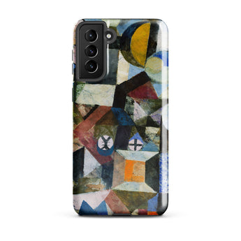 Yellow Half Moon - Paul Klee Phone Case, Samsung Galaxy S21 Plus / Matte, Mobile Cases, Toby Leon
