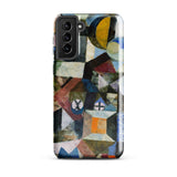Yellow Half Moon - Paul Klee Phone Case, Samsung Galaxy S21 Plus / Matte, Mobile Cases, Toby Leon