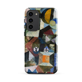 Yellow Half Moon - Paul Klee Phone Case Samsung Galaxy S23 Plus / Matte Vibrant Abstract Bold Geometric Shapes Blue, Explores, Ochre Sky