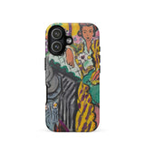 Yellow Odalisque - Henri Matisse Phone Case Iphone 17 / Matte Iphone 12 Case Colorful Abstract Design Woman Dog Yellow Odalisque Iphone,