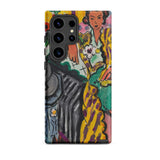 Yellow Odalisque - Henri Matisse Phone Case Samsung Galaxy S24 Ultra / Matte Vibrant Stylized Portrait Phone Case Woman Bold Yellow