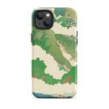 The Yellow River - Fukuda Bisen Iphone Case, 14 Plus / Matte, Artistic Phone Case