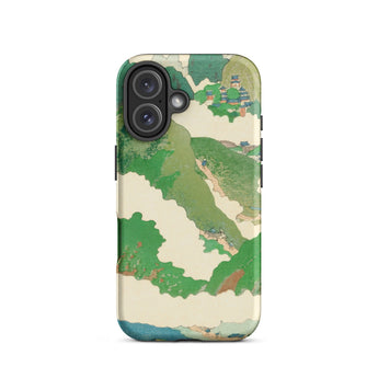 The Yellow River - Fukuda Bisen Iphone Case, 16 / Matte, Phone Case Landscape Design