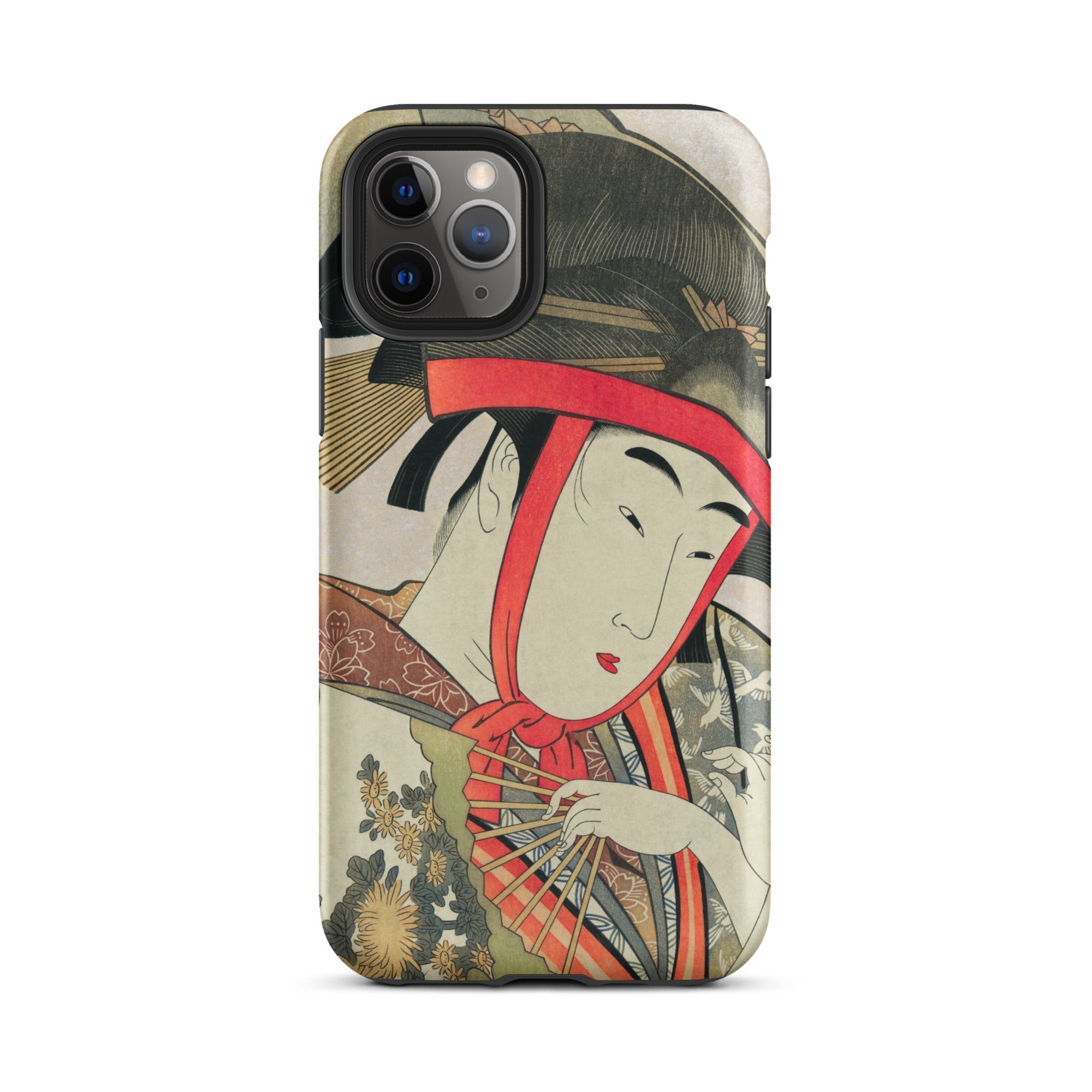 Yoshiwara Suzume - Utamaro Ukiyo-e Iphone Case, 11 Pro / Matte, Japanese Art Phone Case