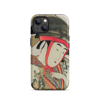 Yoshiwara Suzume - Utamaro Ukiyo-e iPhone-Hülle, 13 / Matt, Handyhüllen, Toby Leon