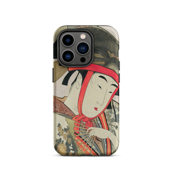 Yoshiwara Suzume - Utamaro Ukiyo-e iPhone-Hülle, 14 Pro / Matt, Handyhüllen, Toby Leon