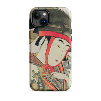 Yoshiwara Suzume - Utamaro Ukiyo-e iPhone-Hülle, 15 Plus / Matt, Handyhüllen, Toby Leon