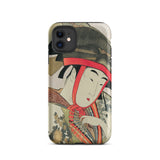Yoshiwara Suzume - Utamaro Ukiyo-e Phone Case Iphone 11 / Matte Phone Case Japanese Art Utamaro Kitagawa, Kitagawa’s Ukiyo-e Masterpiece,