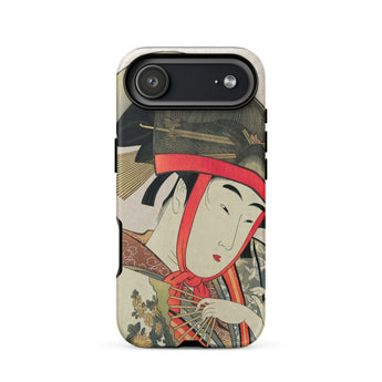 Yoshiwara Suzume - Utamaro Ukiyo-e Phone Case Iphone 17 Air / Matte Iphone 12 Case Vintage Japanese Geisha Design Intricate Utamaro