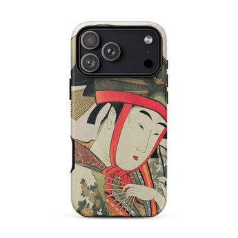 Yoshiwara Suzume - Utamaro Ukiyo-e Phone Case Iphone 17 Pro Max / Matte Iphone 12 Pro Max Case Japanese Art Design Utamaro Kitagawa,